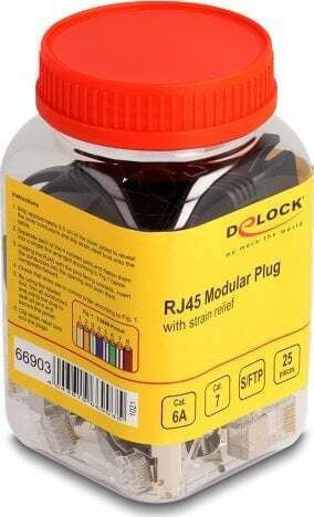 Delock Delock Rj45 Modular Βύσμα Cat.6a Cat.7 Σετ 25 Τεμαχίων