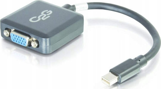 Адаптер Av C2g C2g 20см Mini Displayport Vga Адаптер Thunderbolt Vga Конвертор M F Черен Vga Адаптер Mini Displayport Към Hd-15 Vga F 20 см Черен 13866630 757121000000
