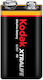 Kodak Xtralife Αλκαλική Μπαταρία 9V 1τμχ