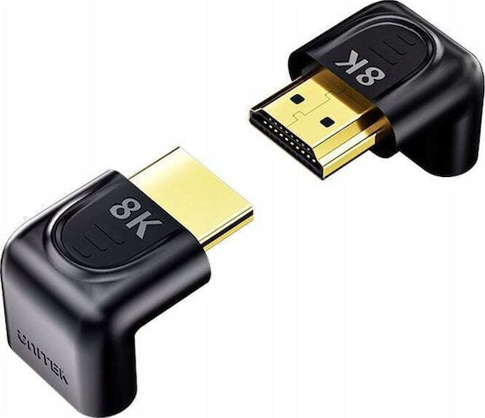 Unitek Angled 8k HDMI Adapter 90 270 Degrees