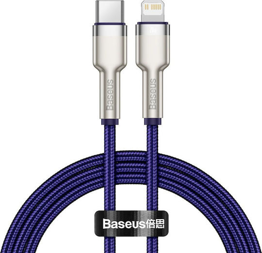 Baseus USB-C to Lightning Cable 20W Μωβ 1m