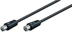 Microconnect Кабел За Антена Коаксиален Мъжки - Коаксиална Женска Черен 5м