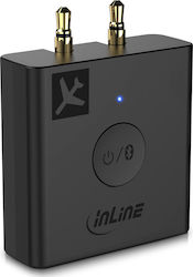 Πομπός Ήχου Bluetooth Αεροπλάνου Inline Inline Bt 5.0 Aptx Hd Ll Προσαρμογέας Πτήσης Θήκη Φόρτισης