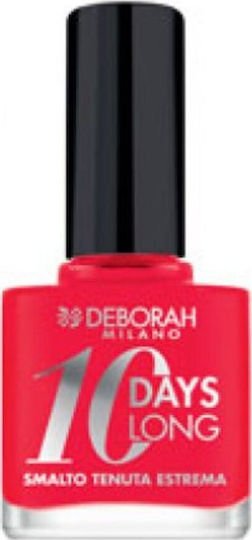 Deborah Milano Glossy Long Lasting Nail Polish En870 Coral Red 11ml