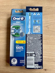 Oral-B Pro Precision Clean Electric Toothbrush Replacement Heads for 4pcs