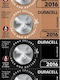 Duracell Μπαταρίες Λιθίου Ρολογιών CR2016 3V 5τμχ