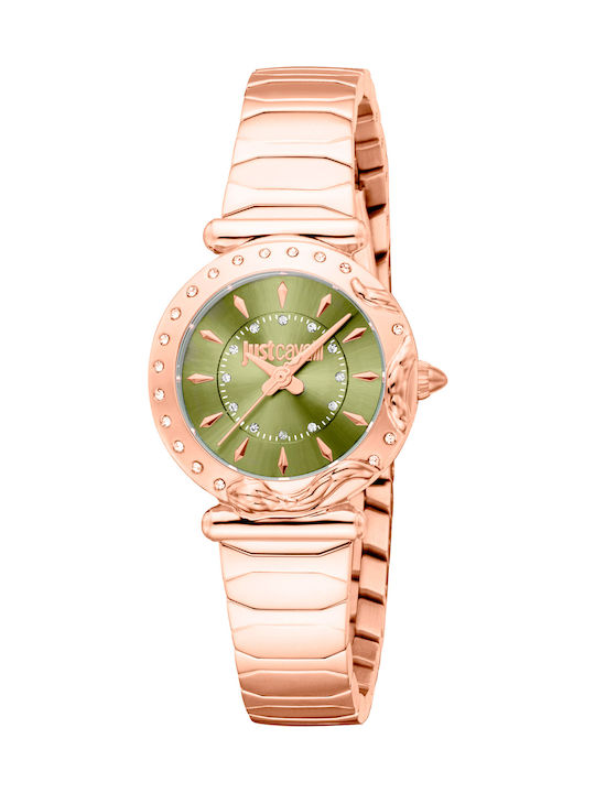 Just Cavalli Women's Watch with Pink Gold Metal...