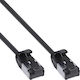 InLine U/FTP (STP) Cat.8.1 Καλώδιο Δικτύου Ethernet 0.5m Μαύρο
