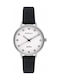 Perfect Women's Watch with Black Leather Strap