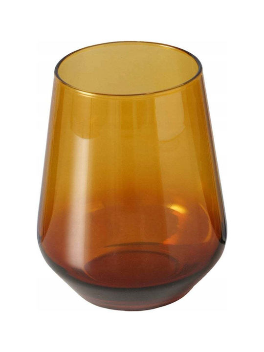 Boltze Glas Wasser aus Glas in Honig Farbe 425ml
