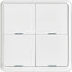 Nedis Wall Switch Lighting with Frame White