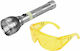 Yato Wiederaufladbar Taschenlampe LED UV IP20 Silber