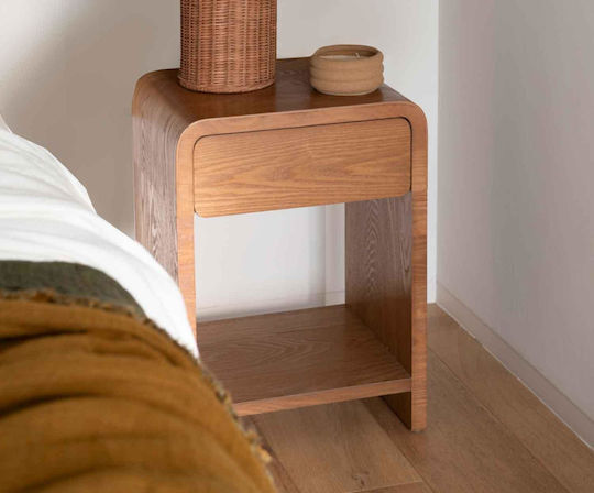 Nachttisch Holz Gray 40x34x56cm