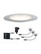 Paulmann Σποτ Δαπέδου LED με Θερμό Λευκό Φως IP65 Ασημί
