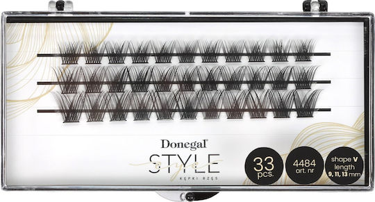 Donegal Τουφάκια Βλεφαρίδων V-eye Style Mix 9 11 13 Mm