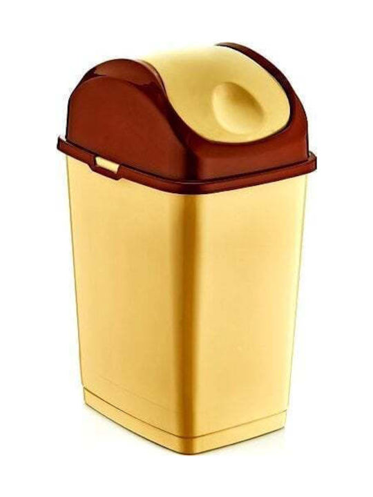 Katex Waste Bin Waste Plastic Beige 18lt 1pcs