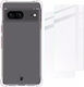 Bizon Clear Pack Case & 2x Screen Glass Umschlag Rückseite Gehärtetes Glas Set mit Glas Transparent (Google Pixel 7)