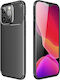 Nexeri Umschlag Rückseite Silikon Schwarz (Galaxy S24 FE)