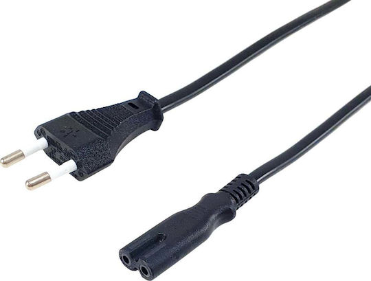 Equip IEC C7 - IEC C7 Kabel 3m Schwarz (112161)