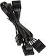 Kolink 6-Pin PCIe - 6-Pin PCIe Cable 0.75m Μαύρο