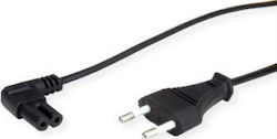 Value Euro / IEC C7 - Euro / IEC C7 Cable 1.8m Μαύρο
