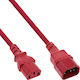 InLine IEC C13 / IEC C14 - IEC C13 / IEC C14 Cable 0.5m Red