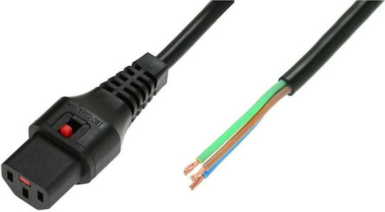 Digitus IEC C13 - IEC C13 Кабел 2м Черен (IEC-PC1025)