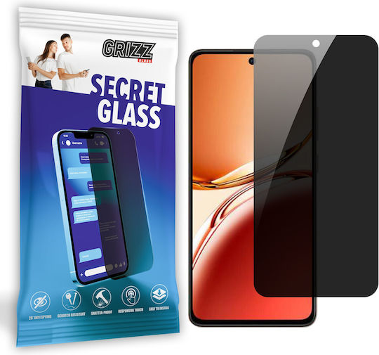 GrizzGlass Keramik Privatsphäre Gehärtetes Glas (Oppo Reno12 F / FS)