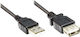 Alcasa USB кабел Alcasa 2511-of03s USB кабел USB 2.0 0.3 M USB A черен