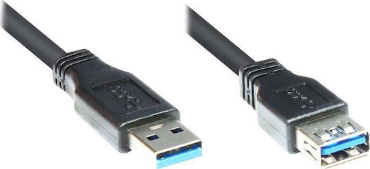 Alcasa USB-Kabel Alcasa 2711-s01 USB-Kabel USB 3.2 Gen 1 3.1 Gen 1 1 m USB A Schwarz