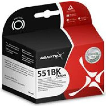 Asarto Съвместима мастиленоструйна касета Canon CLI551 Черен 1бр