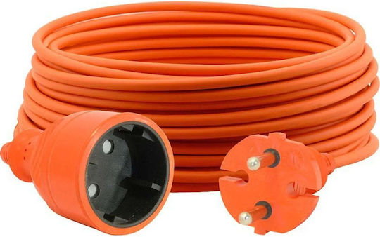 Volteo Удължителен кабел с прекъсвач с дължина 15м с диаметър 2 x 1mm² Оранжев