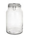 Orion Vase General Use with Lid Glass Transparent 4200ml