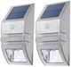 Wandmontiert Solarleuchte mit Bewegungssensor und Fotokontakt 17cmx8cmx5cmcm