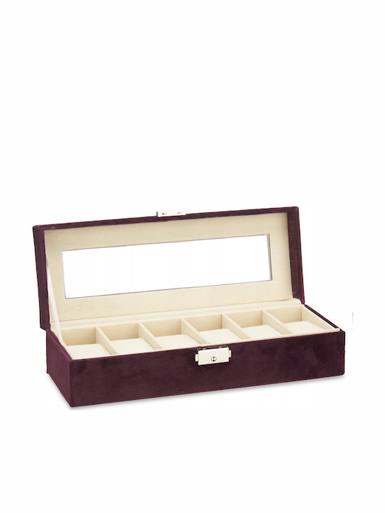 Κουτί Ρολογιών Velvet 30 X 11 X 8 Cm