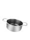 Nava Cookcell Βαθιά Ανοξείδωτη Κατσαρόλα 2.75lt / 20cm