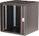Equip Montat pe perete Cabină Rack 12U 60x60cm Negru