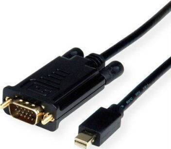Καλώδιο Roline Roline Καλώδιο Mini Displayport Vga Mini Dp M Vga M Μαύρο 2 Μ