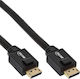 Καλώδιο Inline Displayport Displayport 25m Μαύρο 17125a