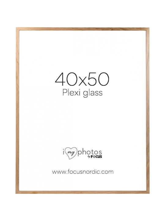 Focus Focus Soul Oak Veneer Frame 40x50 Plexi