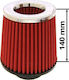 Simota_f Kegel-Luftfilter Simota Jau-x02102-06 60-77mm Rot