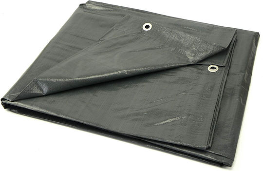 Geko Waterproof Tarpaulin 120gr/m² 8x2m. Light Type Gray