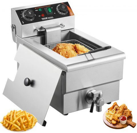 Vevor Electric Fryer 3kW Capacity 9lt