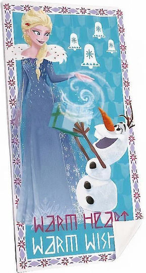 Плажна кърпа Disney Frozen Елза и Олаф 140*70см