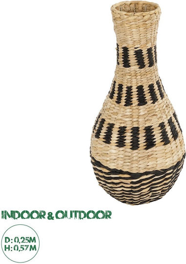 GloboStar Havana Κασπώ Ξύλινο Μπεζ 25x25x57εκ.