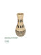 GloboStar Bologna Planter Wooden Beige 20x20x42cm.