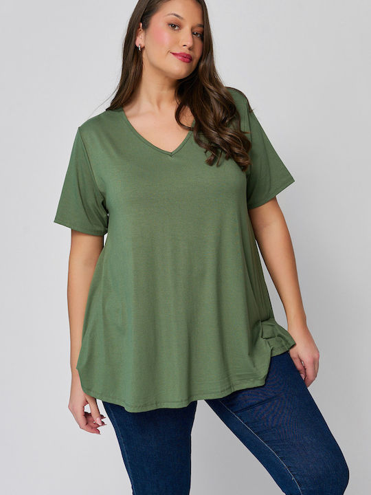 Women's Oversized T-shirt Khaki