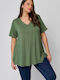 Women's Oversized T-shirt Khaki
