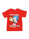 Kinderhemd Kurzarm Red Sonic