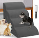 Bakaji Waterproof Car Steps for Dog Gray